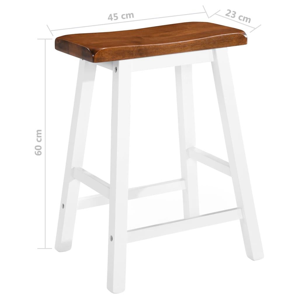 VidaXL Tabouret de bar bois  