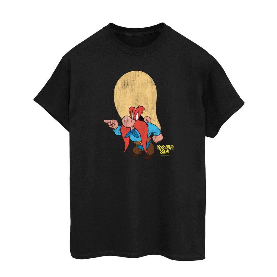 Maglietta Lo Yosemite Sam Effetto Invecchiato Cotone