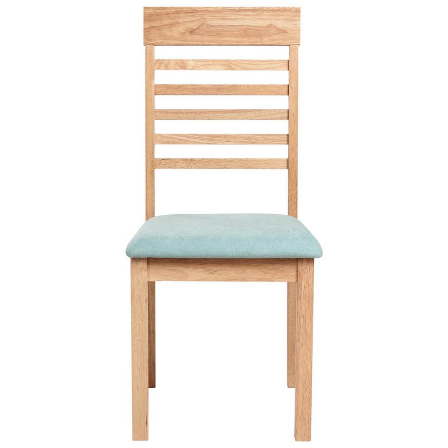 Beliani Lot de 2 chaises de salle à manger en Bois d'hévéa Cottage ORTLEY  