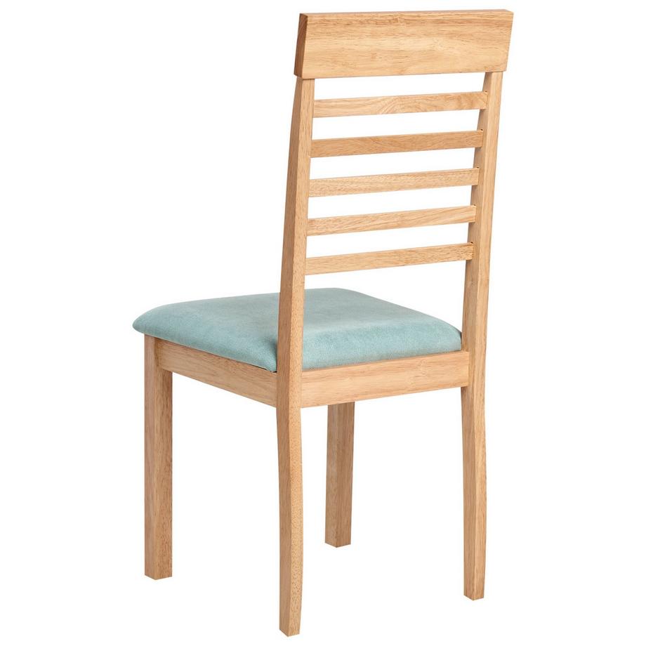 Beliani Lot de 2 chaises de salle à manger en Bois d'hévéa Cottage ORTLEY  