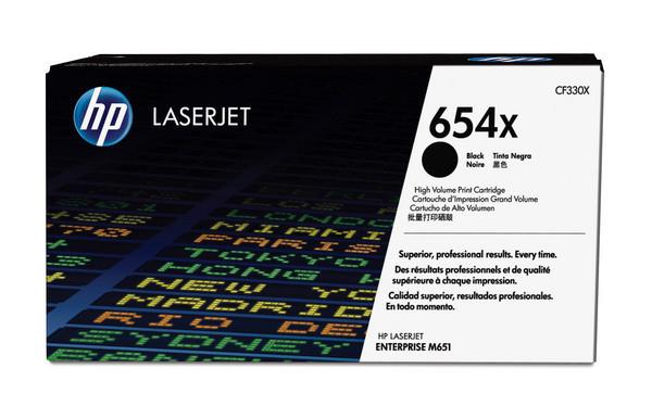 Hewlett-Packard  HP Toner-Modul 654X schwarz CF330X CLJ Enterprise M651 20'500 S. 