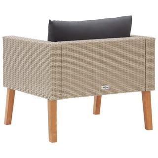 VidaXL Gartensofa poly-rattan  