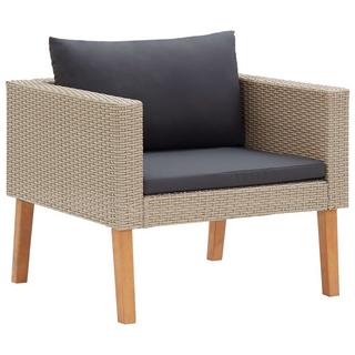 VidaXL Gartensofa poly-rattan  