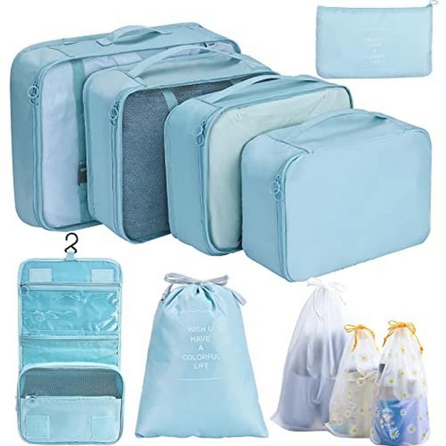 Ensemble organisateur de valise 10 pièces Cubes d'emballage