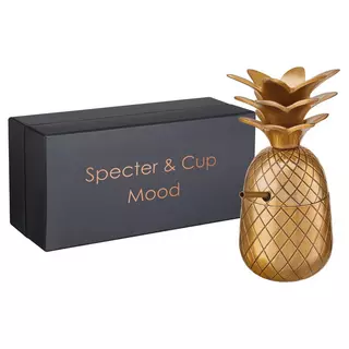 Specter & Cup Ananas verre à cocktail or  Doré