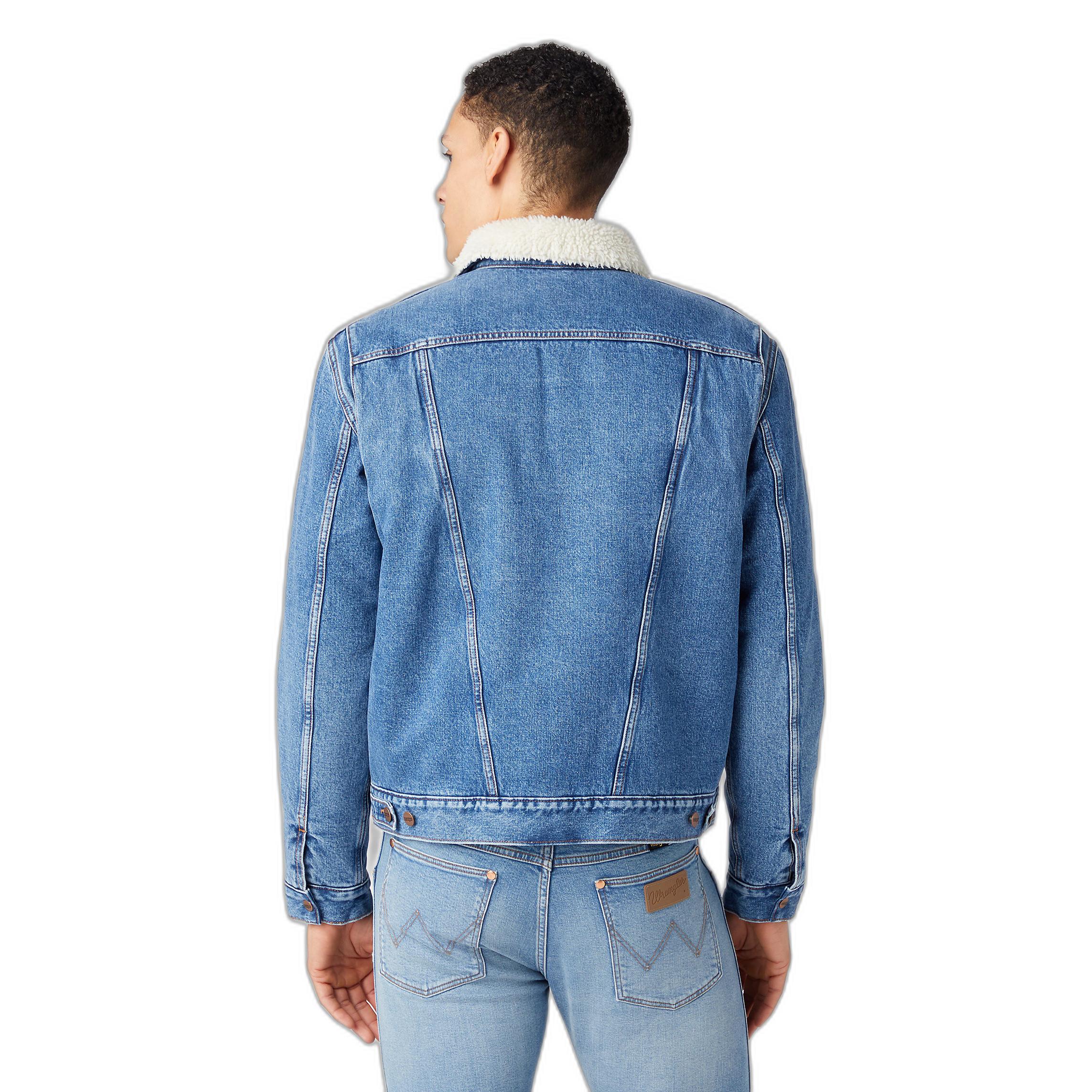 Wrangler  giacca di jeans 124mj sherpa 