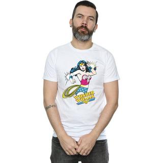 Wonder Woman Wonder Woman Lasso Logo Print Kurzarm T-Shirt  