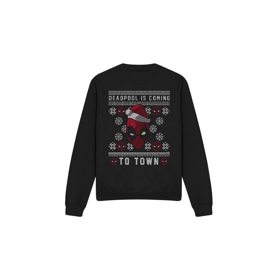 Deadpool Coming To Town Sweatshirt  