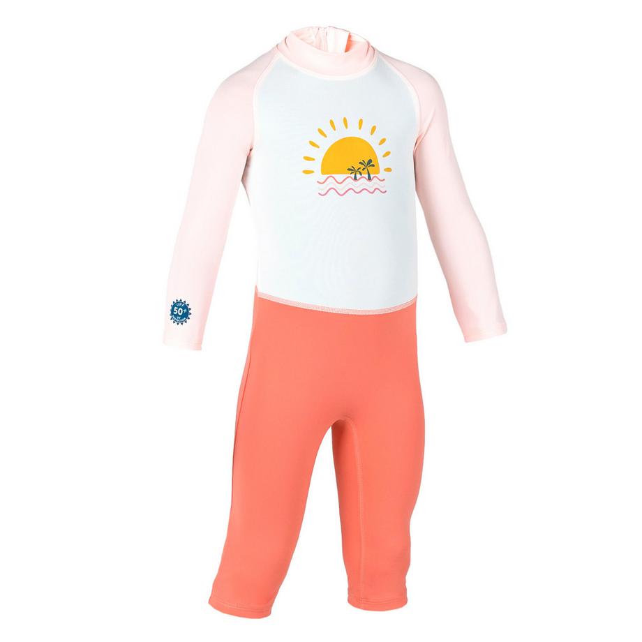 NABAIJI Langarm bedruckter UV-Schwimmanzug für Babys und Kleinkinder  