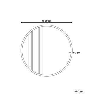 Beliani Wandspiegel aus MDF-Platte Modern COUST  