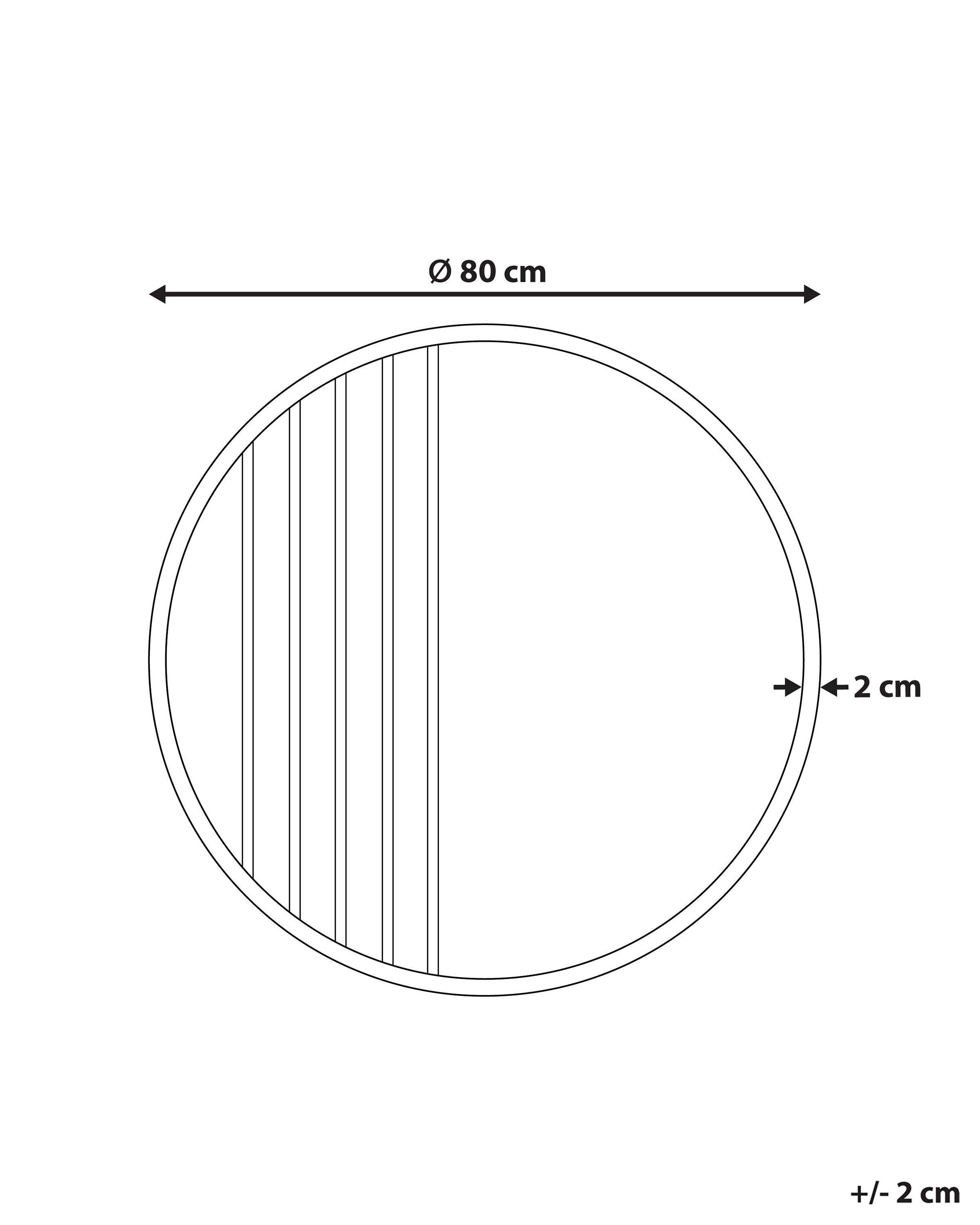 Beliani Wandspiegel aus MDF-Platte Modern COUST  