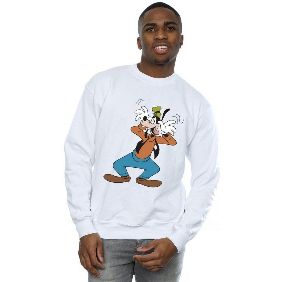 Disney Goofy Sweatshirt Imprimé Col Rond  