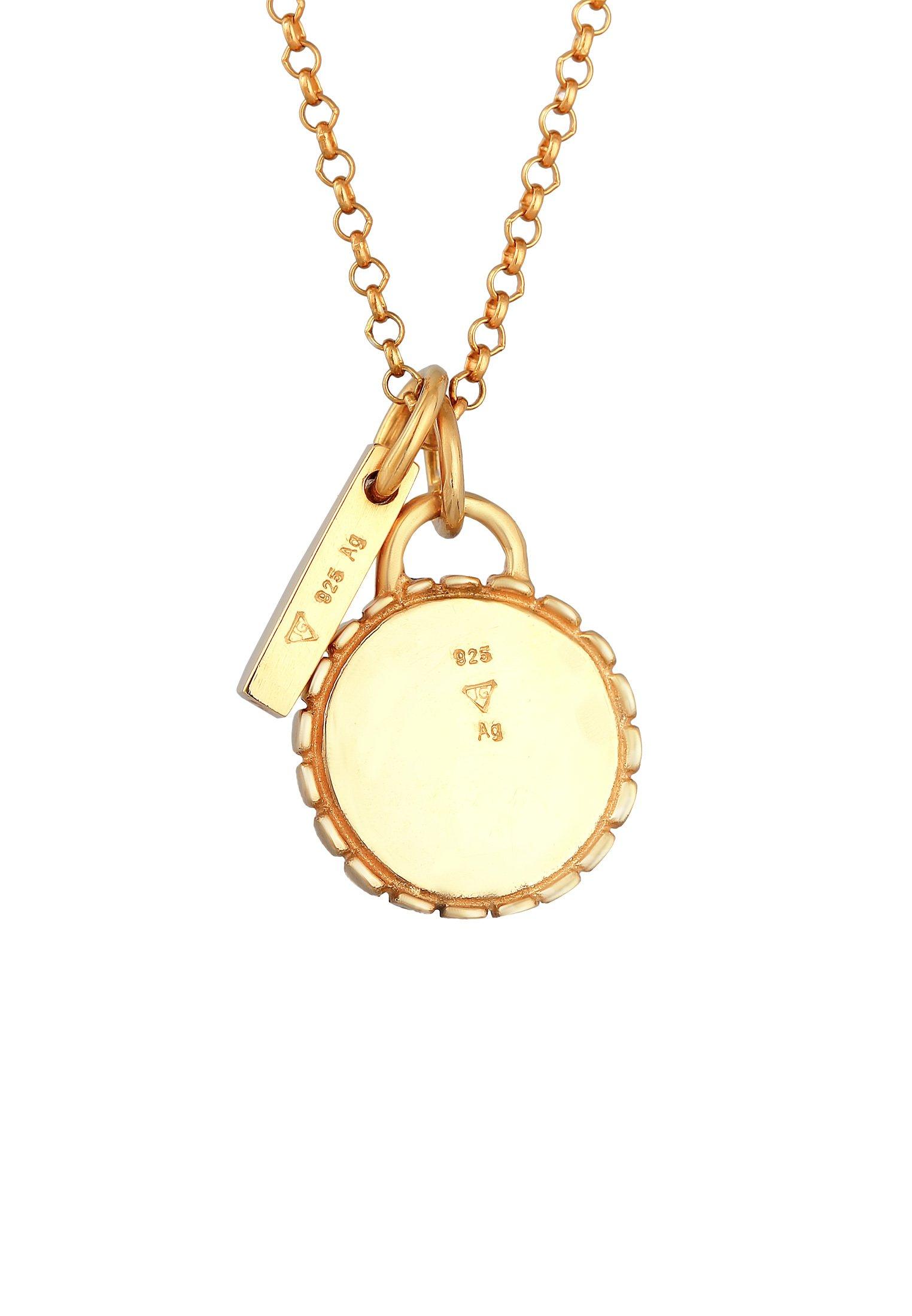 Elli  Collier Femmes Plaquette Pendentif Bâton Vintage 