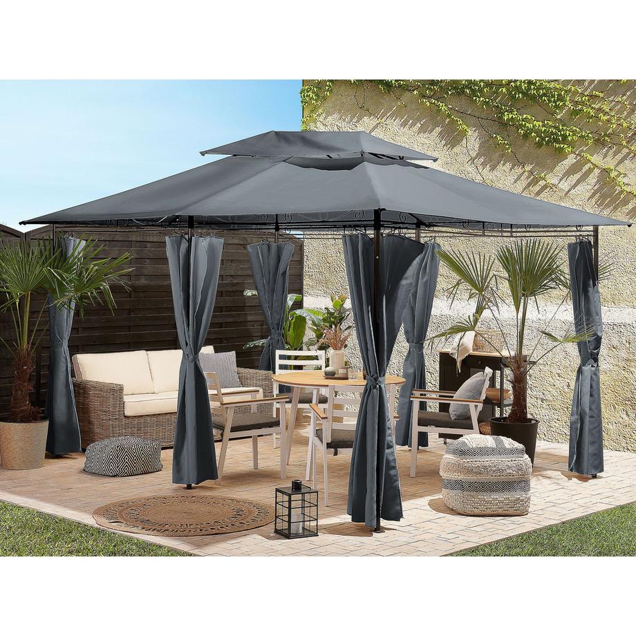 Beliani Pavillon aus Stahl  COLOS  