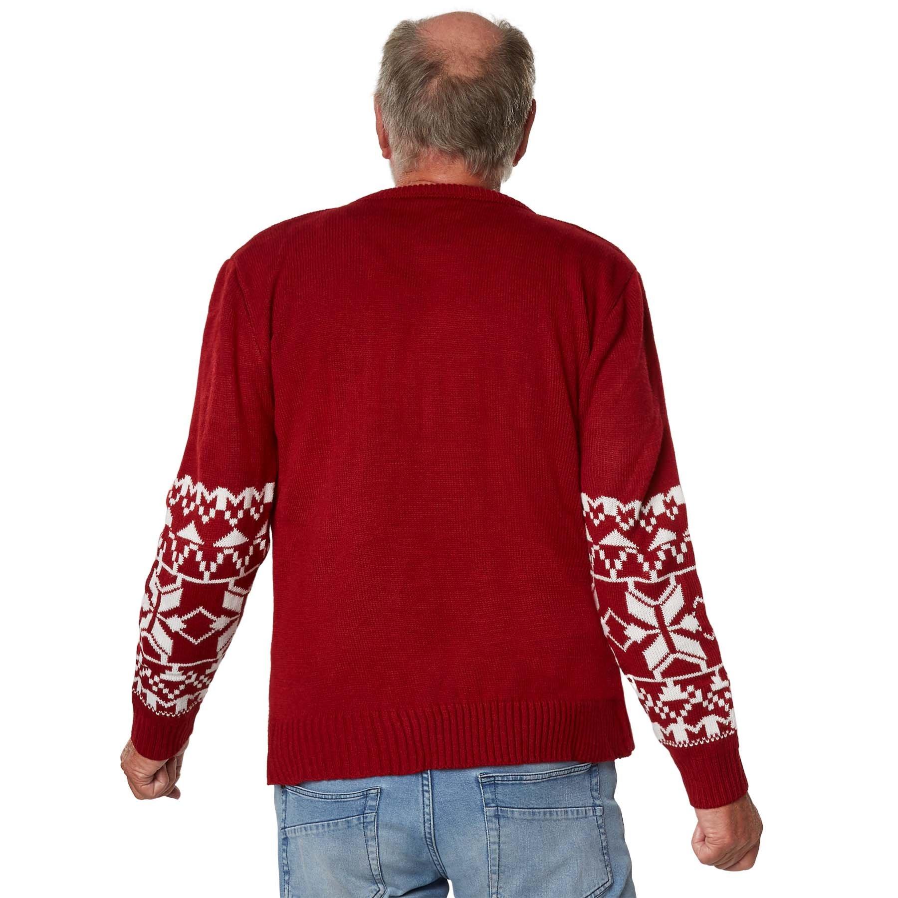 Tectake Weihnachtspullover Rudi Rentier  