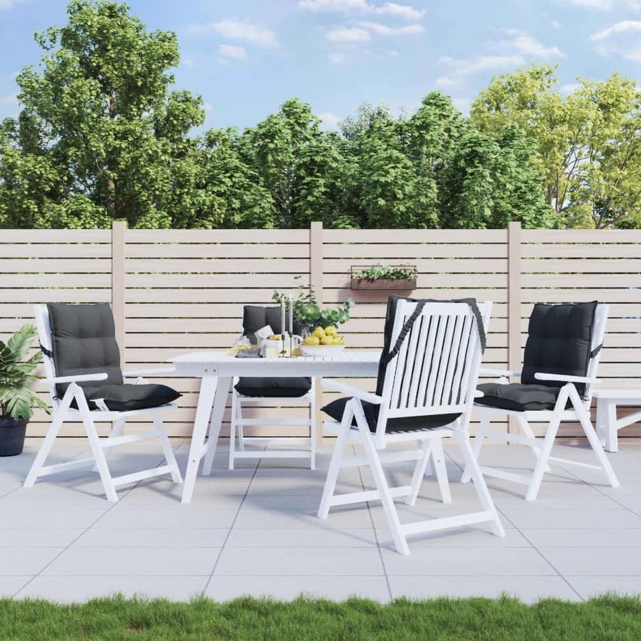 VidaXL Gartenstuhlauflage für niedriglehner gewebe  