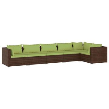 Garten-lounge-set poly-rattan