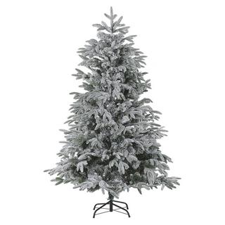 Beliani Albero natalizio innevato en PVC Scandinavo BASSIE  