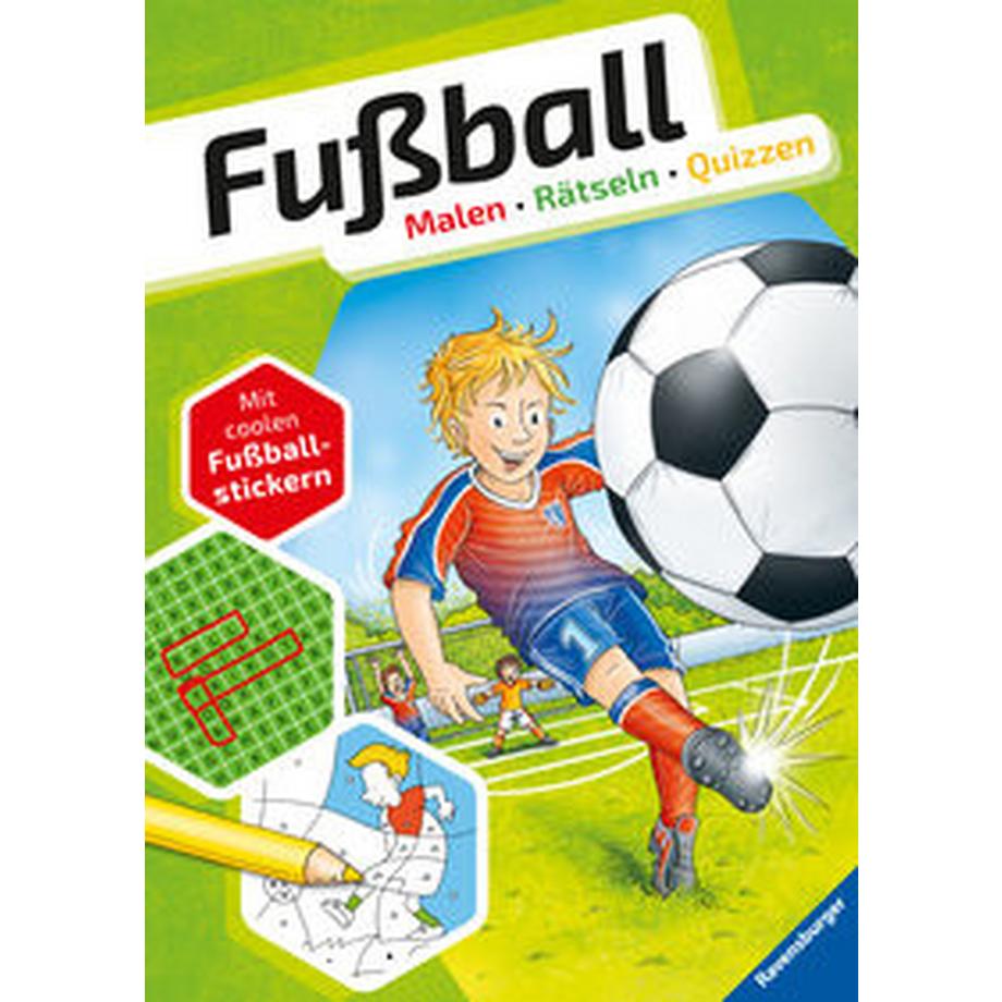 Ravensburger  Fußball. Malen - Rätseln - Quizzen 