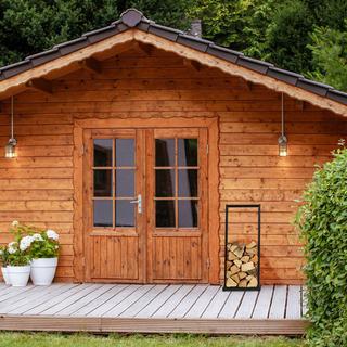 Northix Holzständer aus hohem Metall  