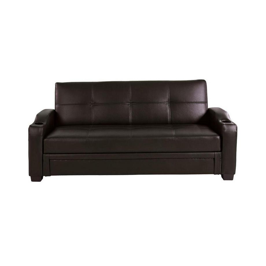Vente-unique Schlafsofa Klappsofa MIRELLA Kunstleder  