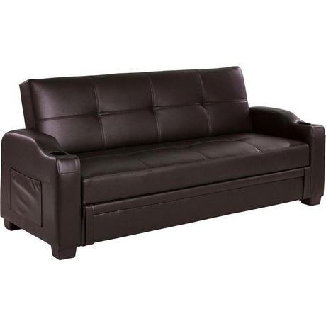 Vente-unique Schlafsofa Klappsofa MIRELLA Kunstleder  