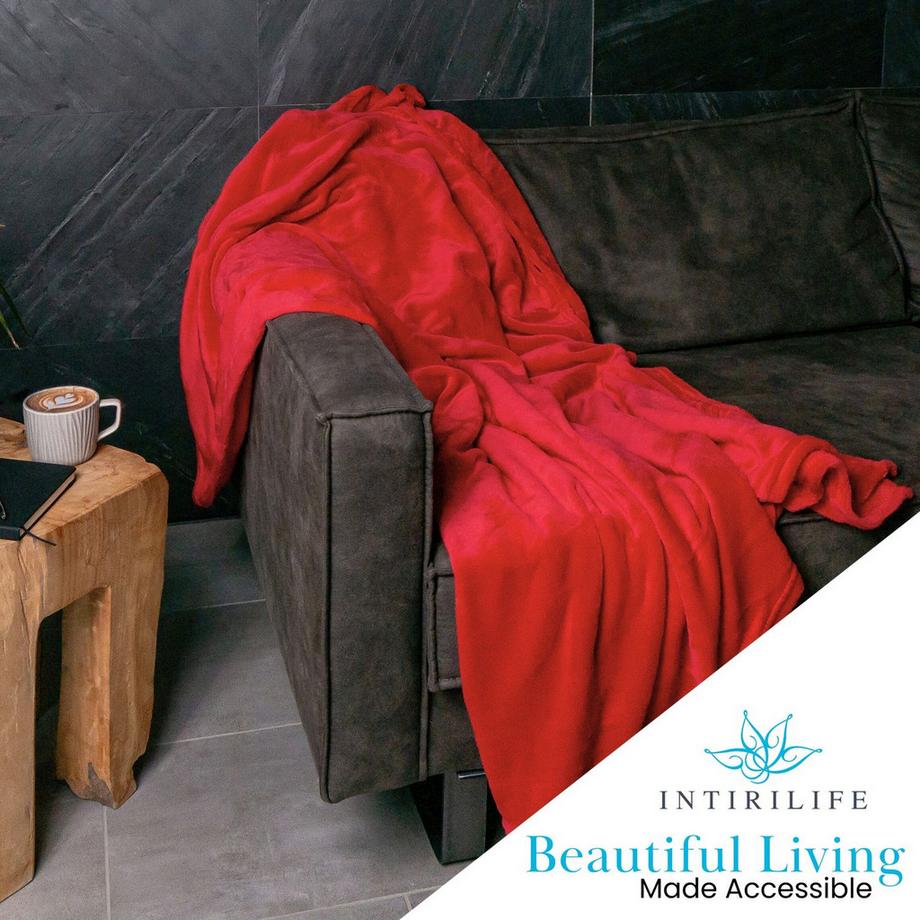 Intirilife Couverture Douce et Moelleuse  