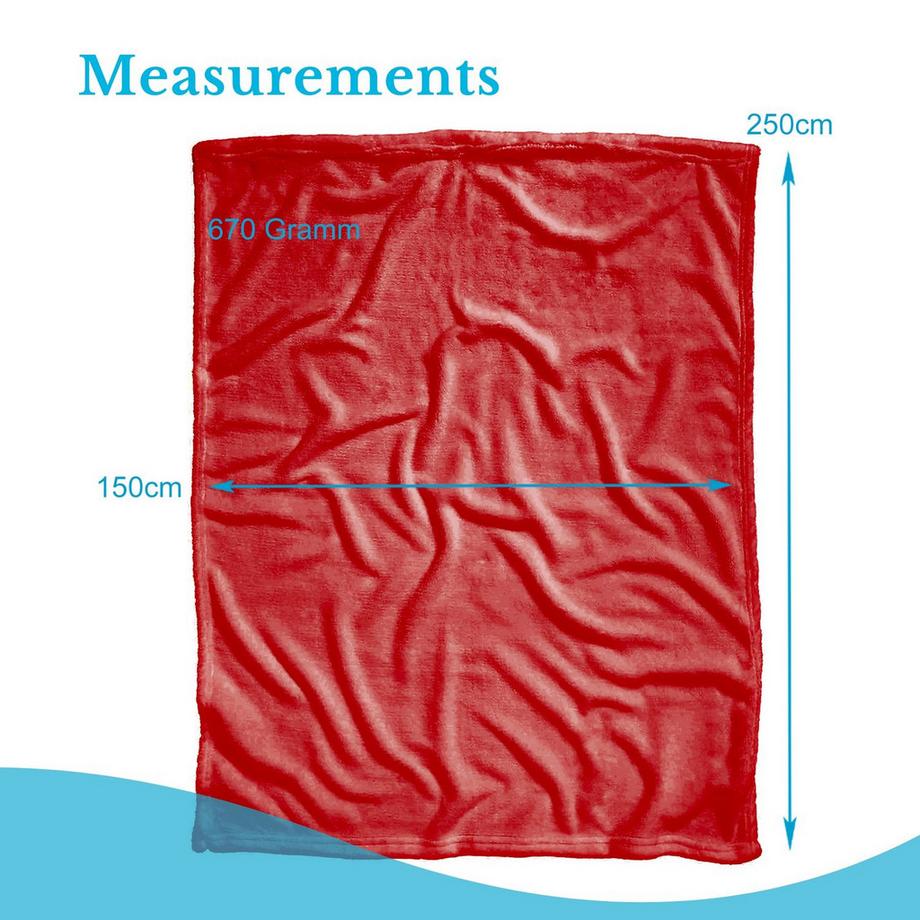 Intirilife Couverture Douce et Moelleuse  