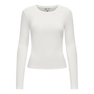 ONLY Riley O-Neck Slim Fit Top Maniche Lunghe  