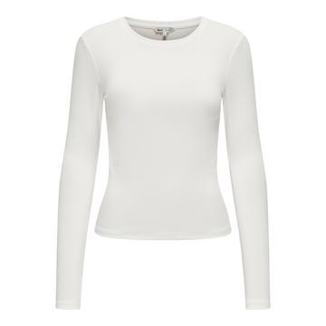 Manica lunga Donne Confezione da 1 Aderente alla figura-ONLRILEY O-NECK TOP