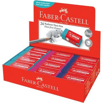 FABER-CASTELL Radierer Trend Dust-Free 187221 3 Farben