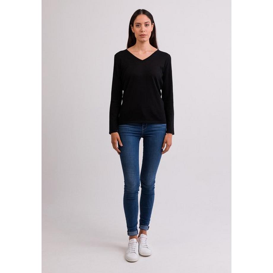 CASH-MERE.CH Kaschmir V-Ausschnitt Pullover  