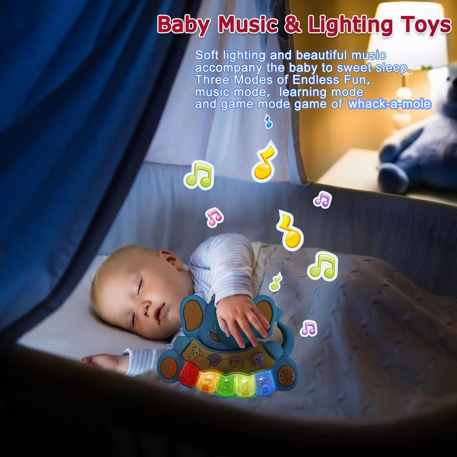 Activity-board  Musik Babyspielzeug Klavier Musikspielzeug Leuchttastatur Spielzeug 