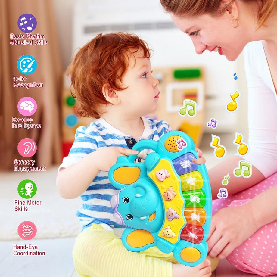 Activity-board  Musik Babyspielzeug Klavier Musikspielzeug Leuchttastatur Spielzeug 