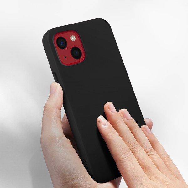 Avizar  Coque iPhone 13 Mini Silicone Noir 