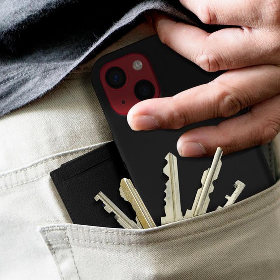 Avizar  Soft Touch Hülle iPhone 13 Mini Schwarz 