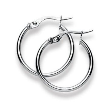 Creolen Weissgold 750, 39mm