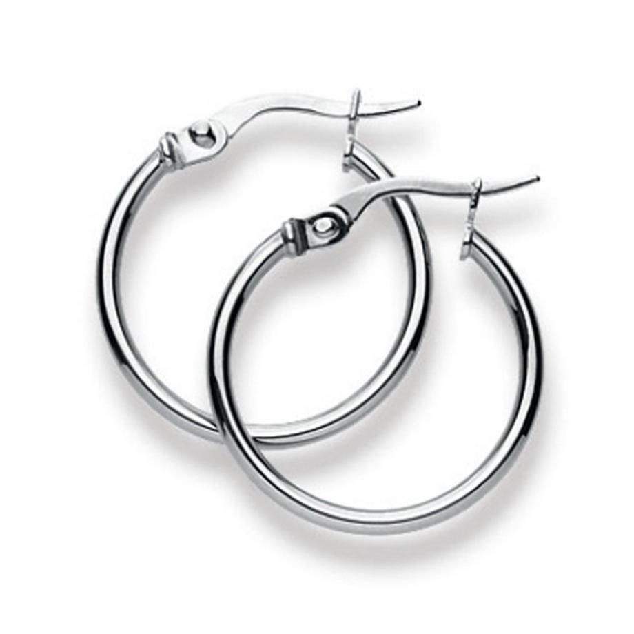 Creolen Weissgold 750, 39mm