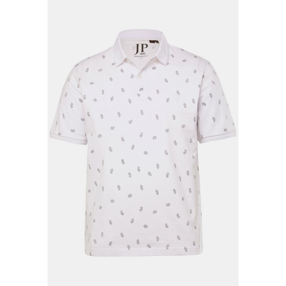 JP1880 Piqué Halbarm Poloshirt Alloverdruck  