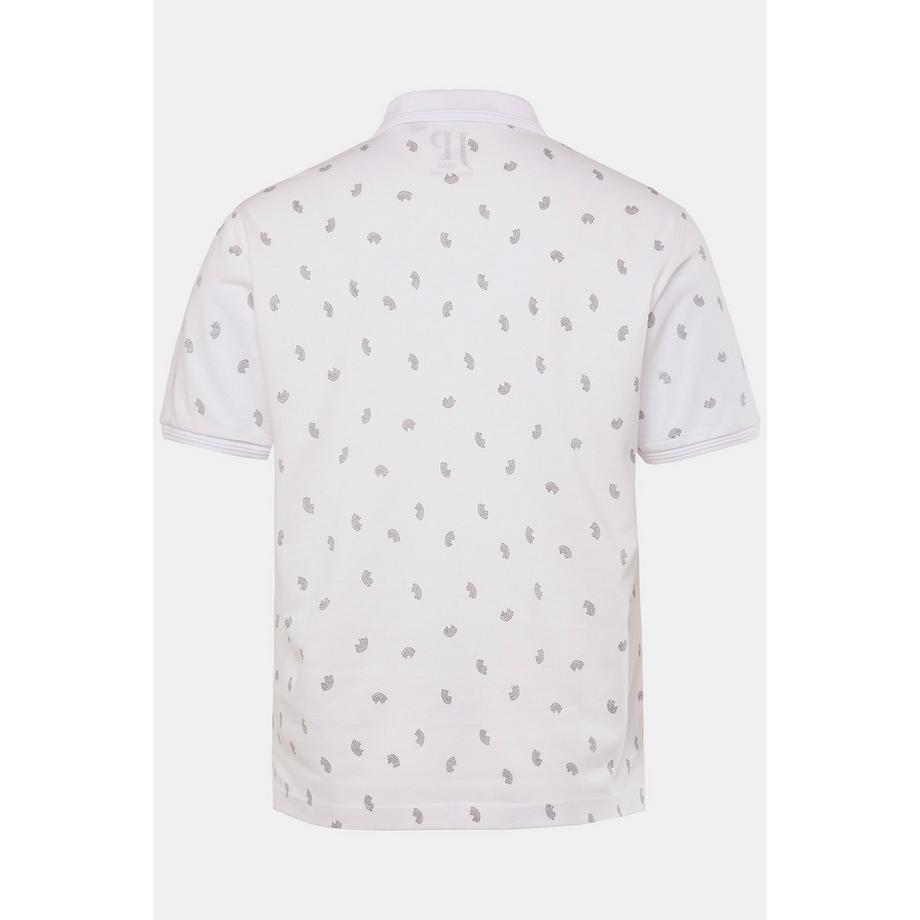 JP1880 Piqué Halbarm Poloshirt Alloverdruck  