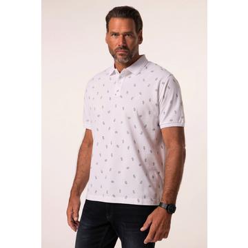 Poloshirt, Halbarm, Piqué, Alloverdruck