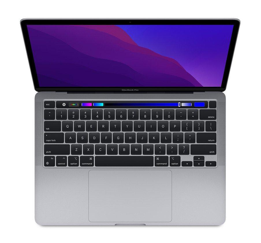 Apple  Refurbished MacBook Pro Touch Bar 13 2020 m1 3,2 Ghz 8 Gb 512 Gb SSD Space Grau - Sehr guter Zustand 