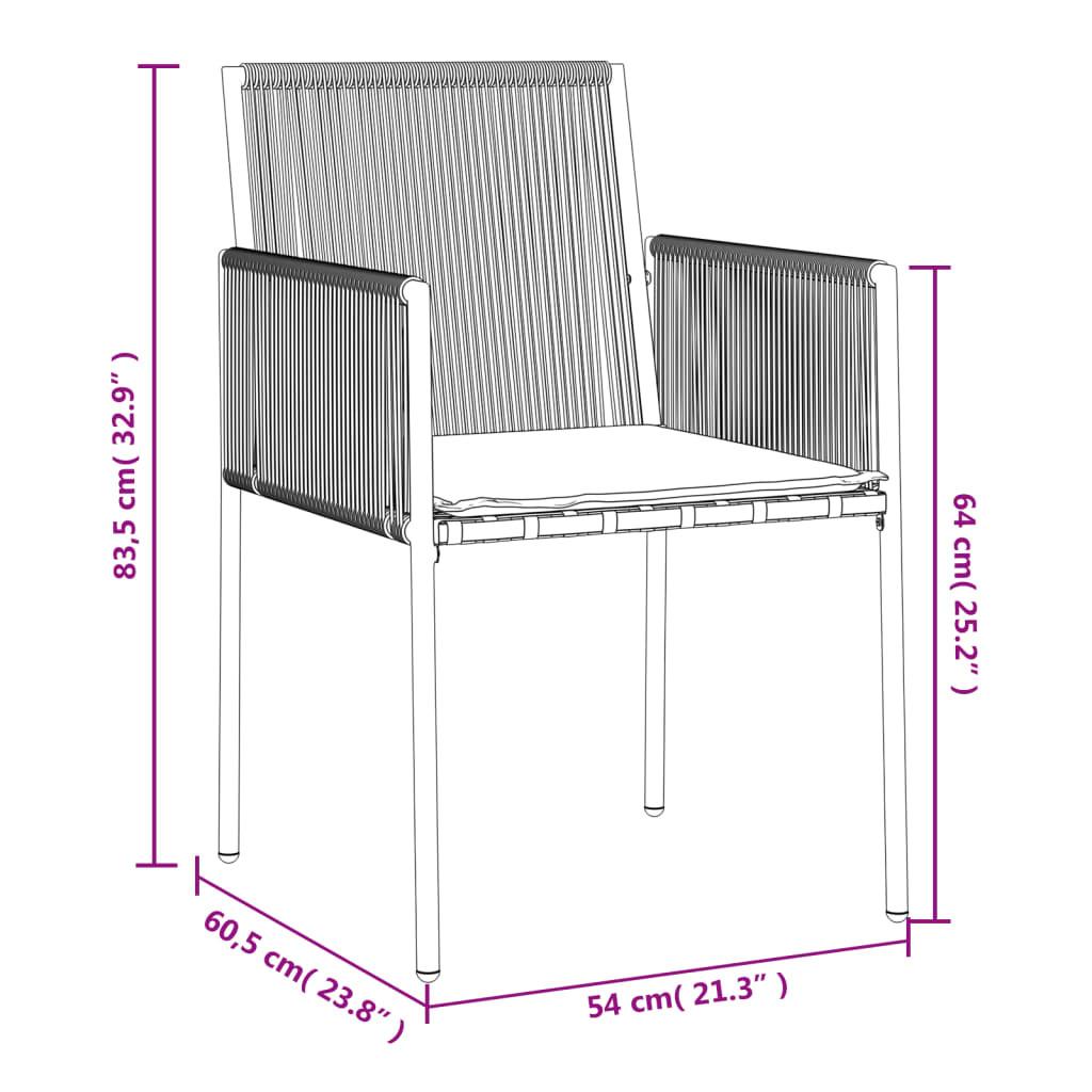 VidaXL Gartenstuhl poly-rattan  