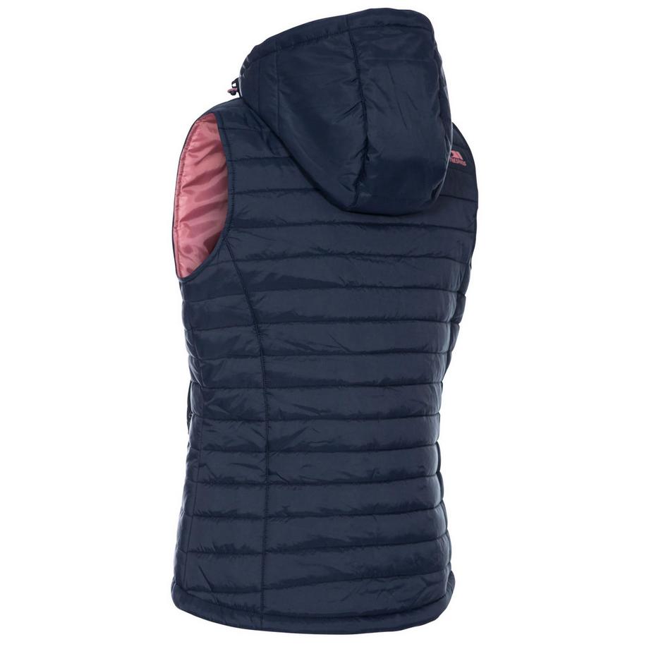 Trespass Gilet trapuntato Aretha con cappuccio  