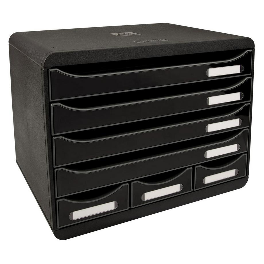 Exacompta Module de classement Storebox 7 tiroirs Glossy  