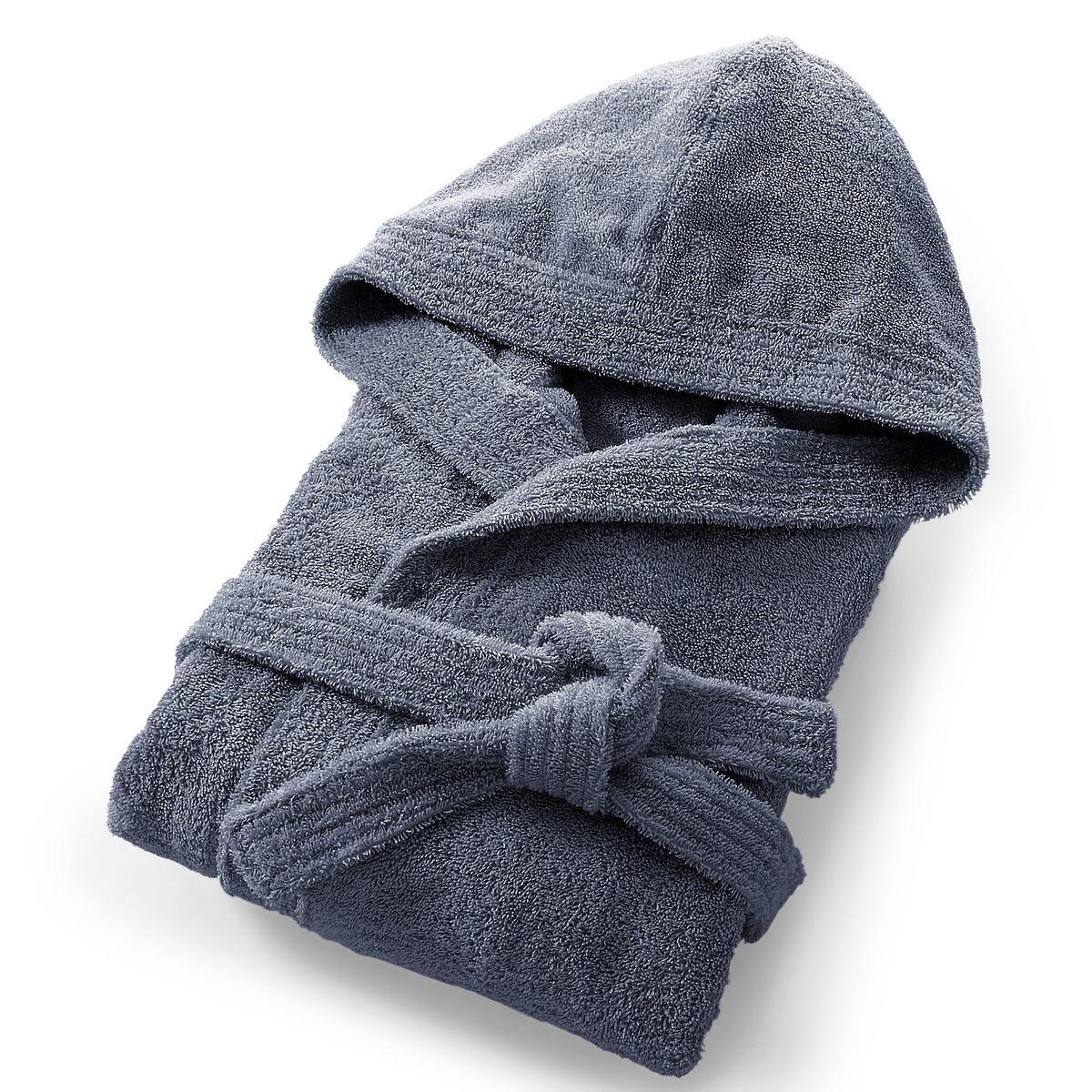 La Redoute Intérieurs  Peignoir capuche éponge bouclette 450 g/m2 