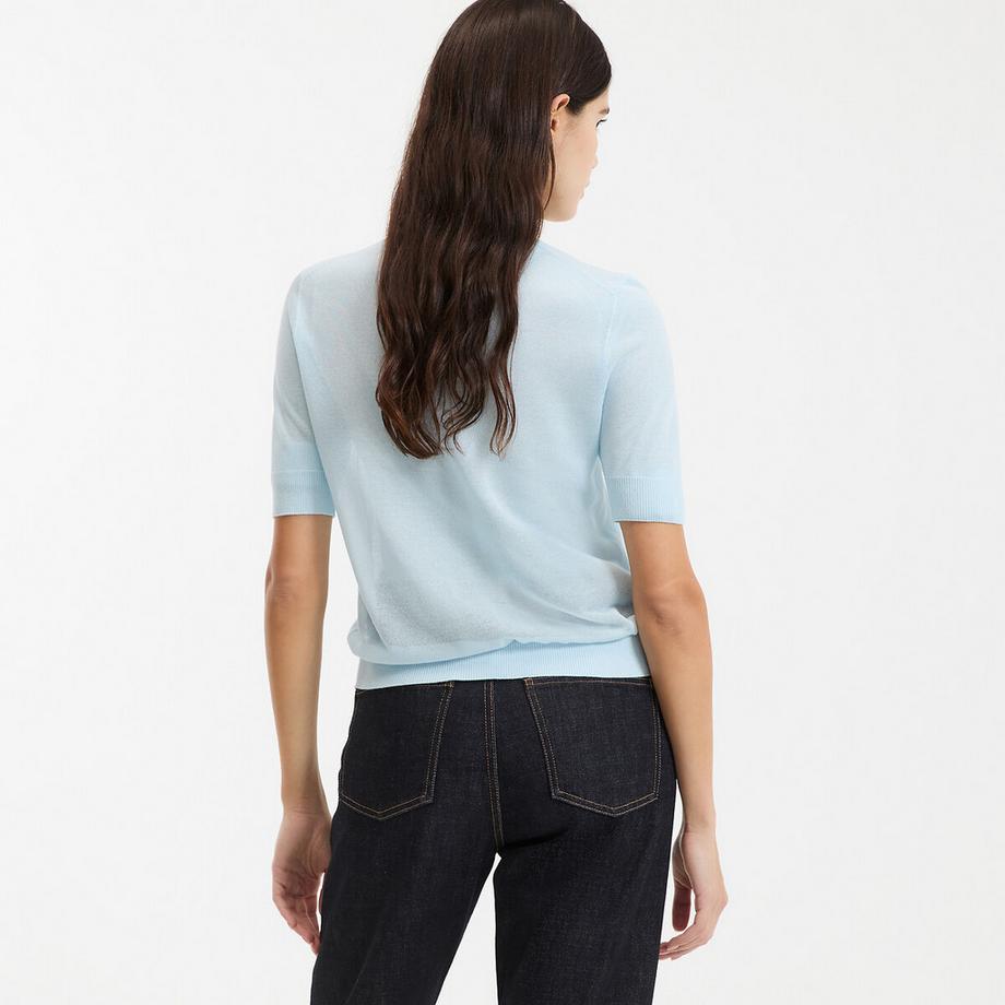 La Redoute Collections Cardigan Corto Maniche Corte Girocollo  