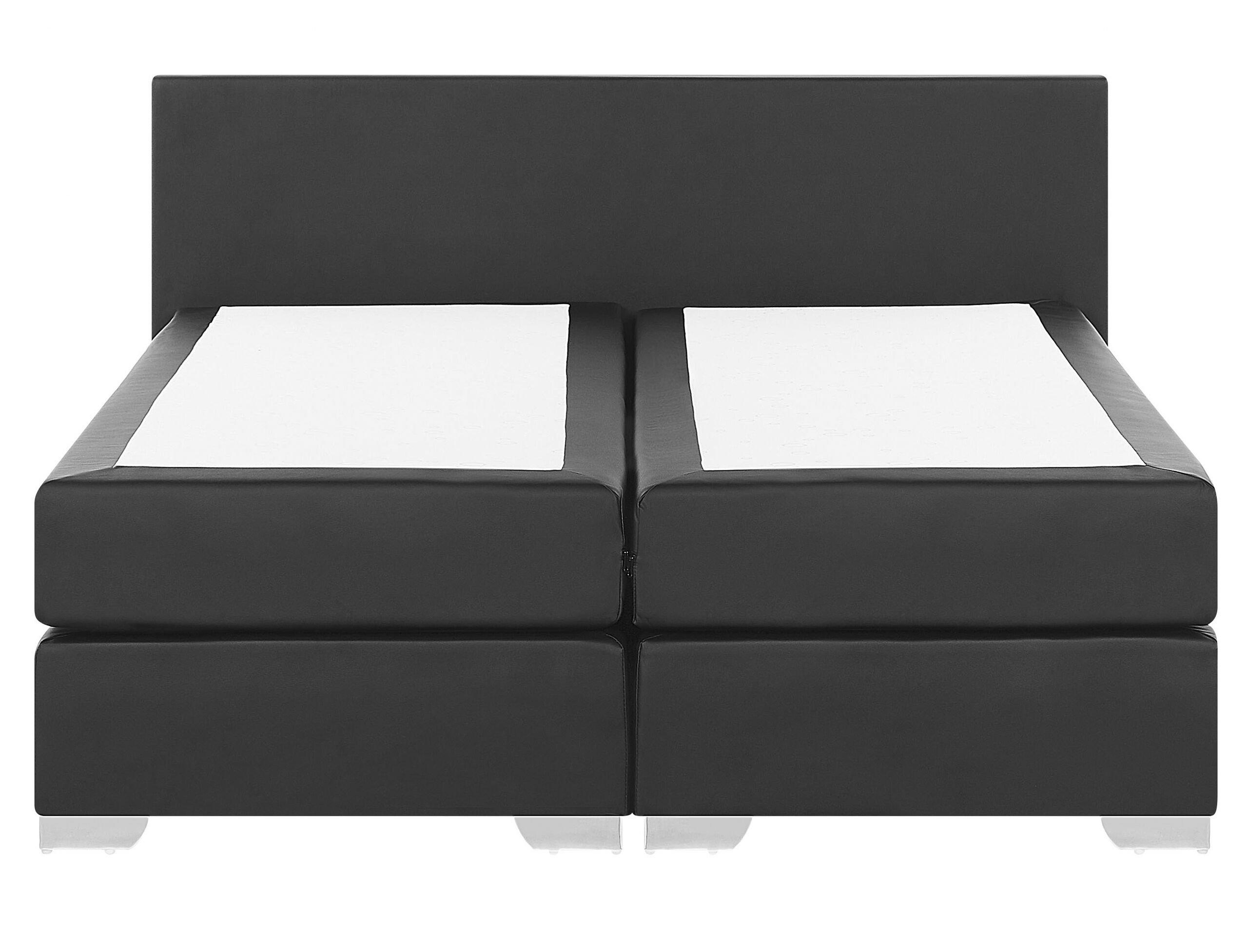 Beliani Lit Boxspring en Cuir PU Moderne PRESIDENT  