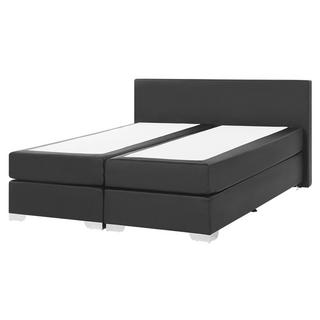 Beliani Boxspring Bett aus Kunstleder Modern PRESIDENT  