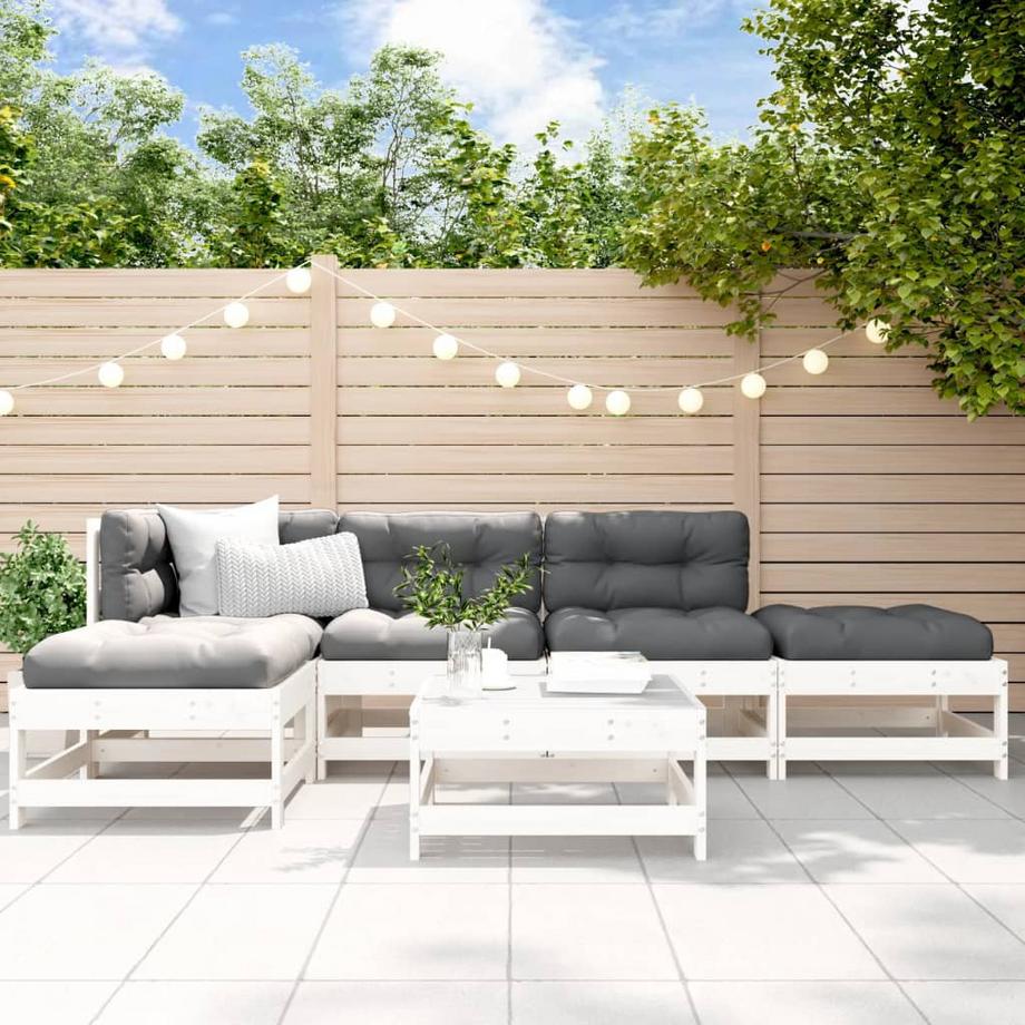 VidaXL Salon de jardin bois de pin  